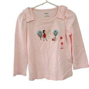 NWT Gymboree New York Girl Yorkie Pink Top Size 3